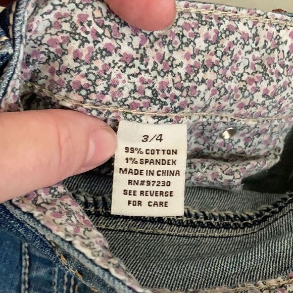 YNQ Denim Short Shorts - Picture 8 of 9